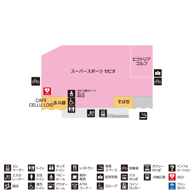 北棟1Fマップ